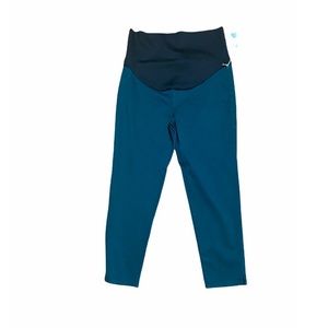 Lila Ryan Maternity Tapered Trousers In Peacock NWT